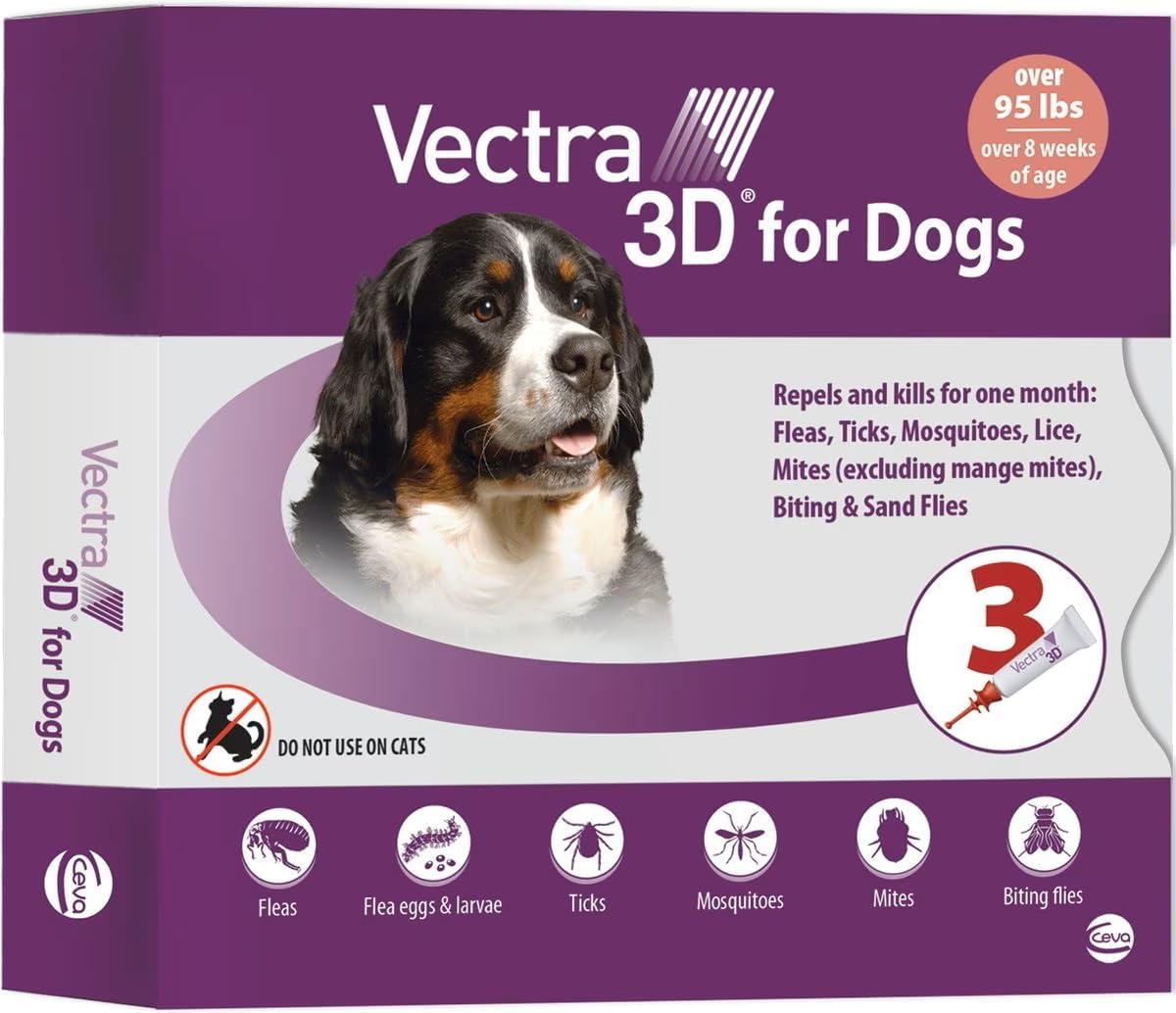 Vectra 3D Extra Large Dog Treatment for Fleas, Ticks & More