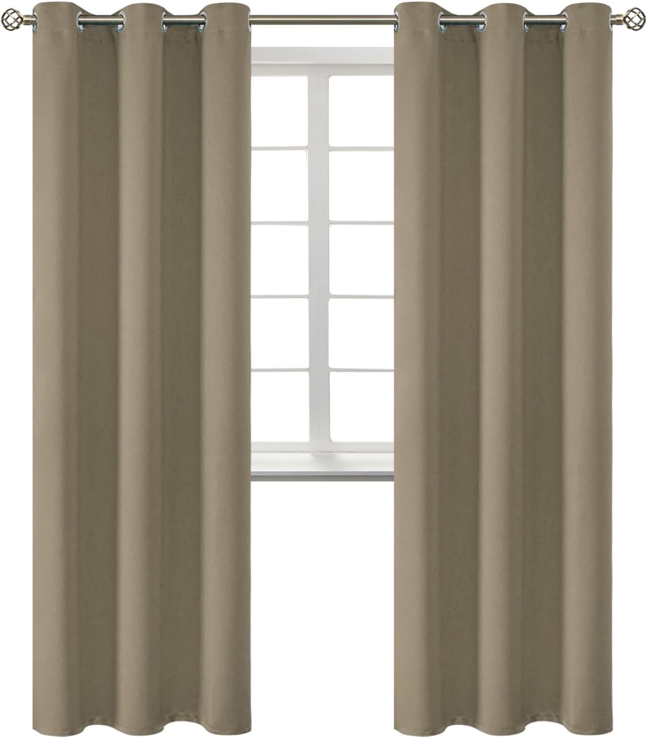 BGment Room Darkening Curtains for Bedroom - 84 Inch Panels