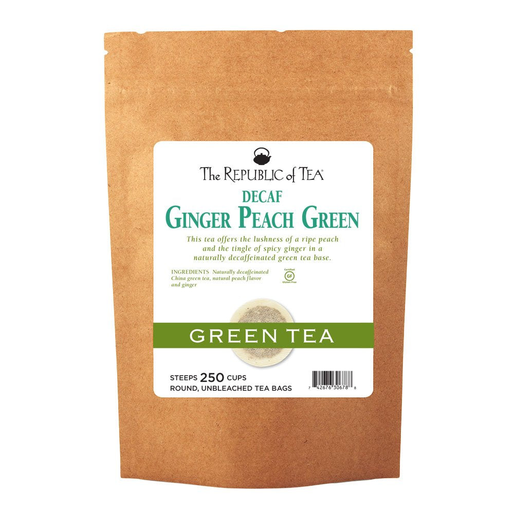 Decaf Ginger Peach Green Tea from The Republic of Tea - 250 Bags