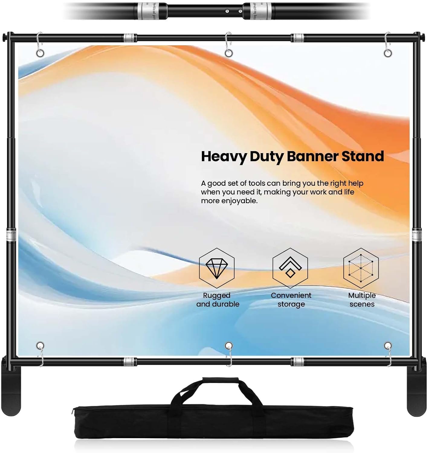 10x10ft Heavy Duty Backdrop Stand Kit for Photography Events