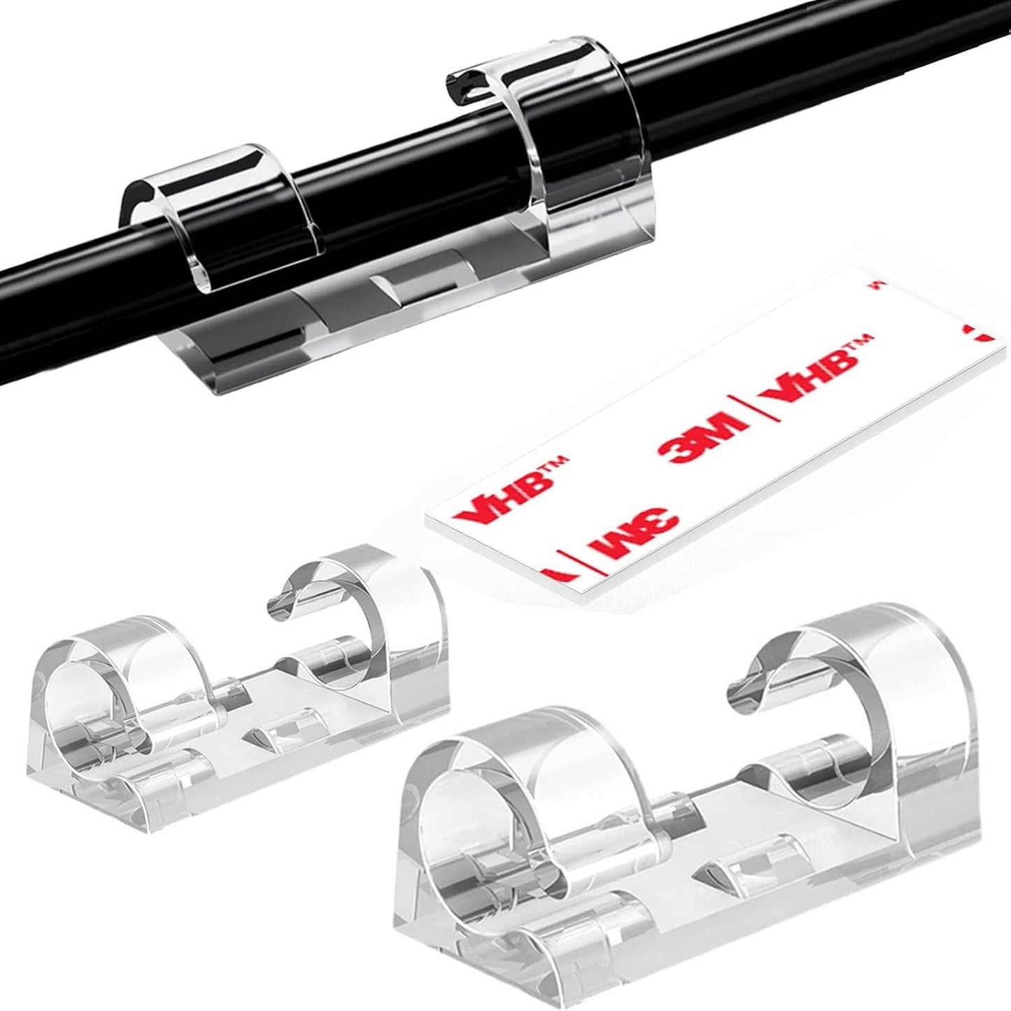 Organize Wires Effortlessly with 80pc JinRui-T Cable Clamps