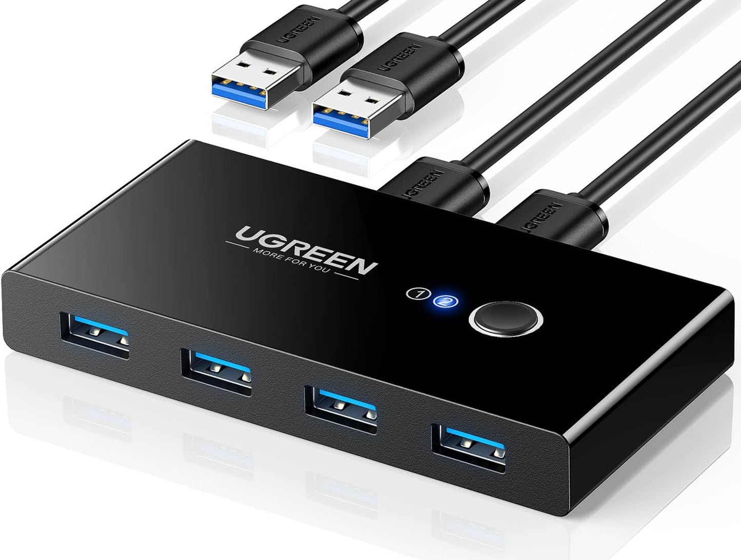 UGREEN USB 3.0 Switch: Share 4 Ports Easily