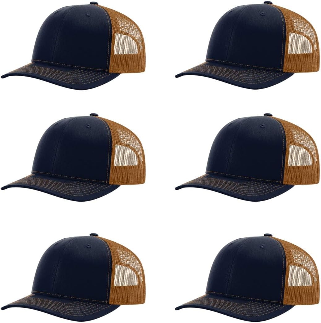 Richardson 112 Classic Six-Panel Adjustable Snapback Trucker Cap