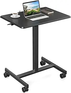 Sweetcrispy Mobile Rolling Standing Desk for Home and Office