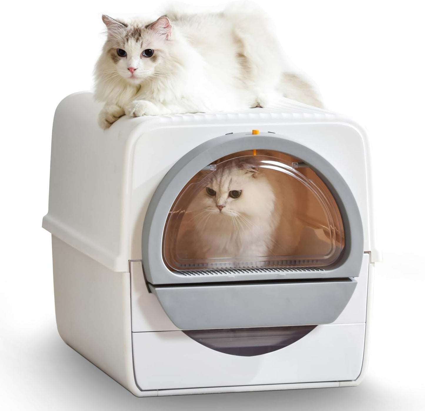 Large Self Cleaning Cat Litter Box for Multi Cats with Lid