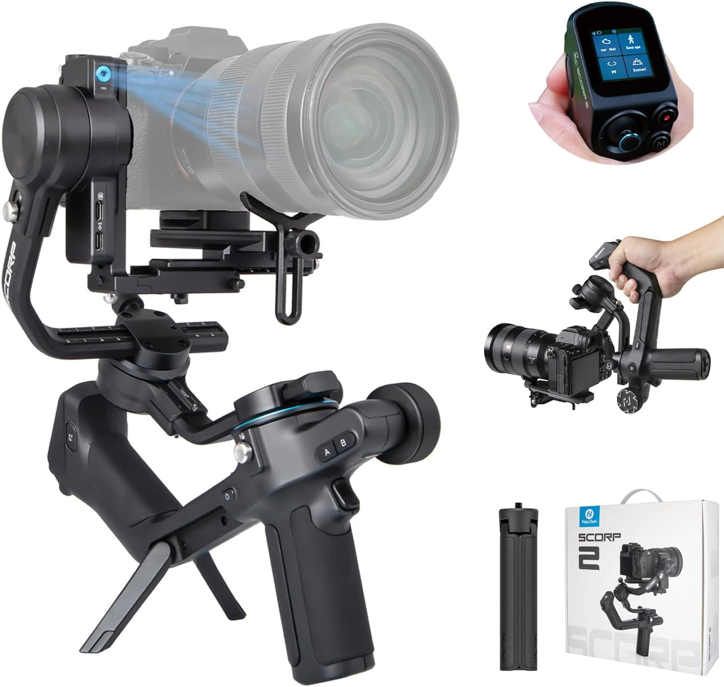 FeiyuTech SCORP 2 - Al Tracking 3-Axis Stabilizer