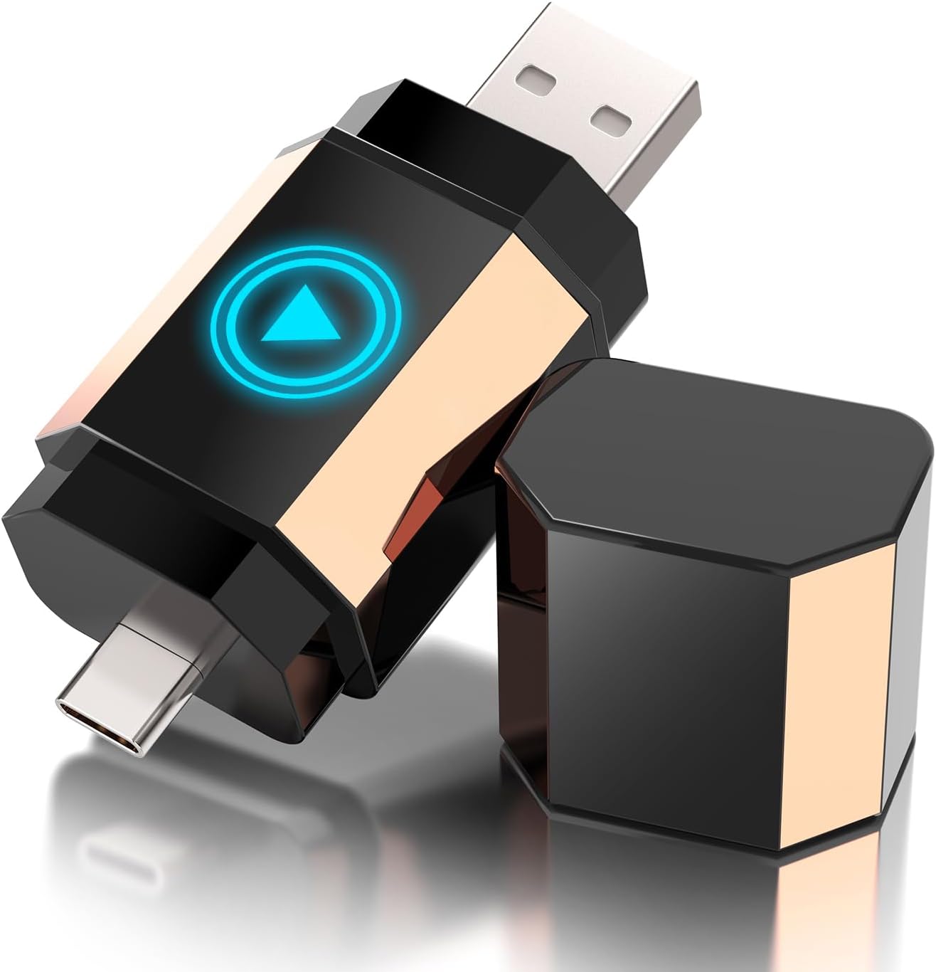 Fast BT Wireless CarPlay Adapter - 2025 Upgrade, Auto-Connect, Mini Dongle