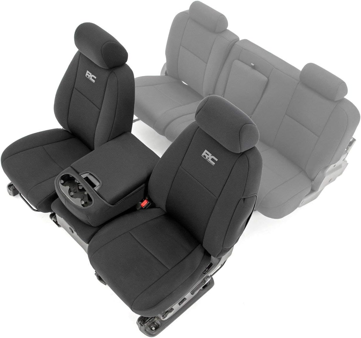 Rough Country Neoprene Front Seat Covers for Chevy Silverado