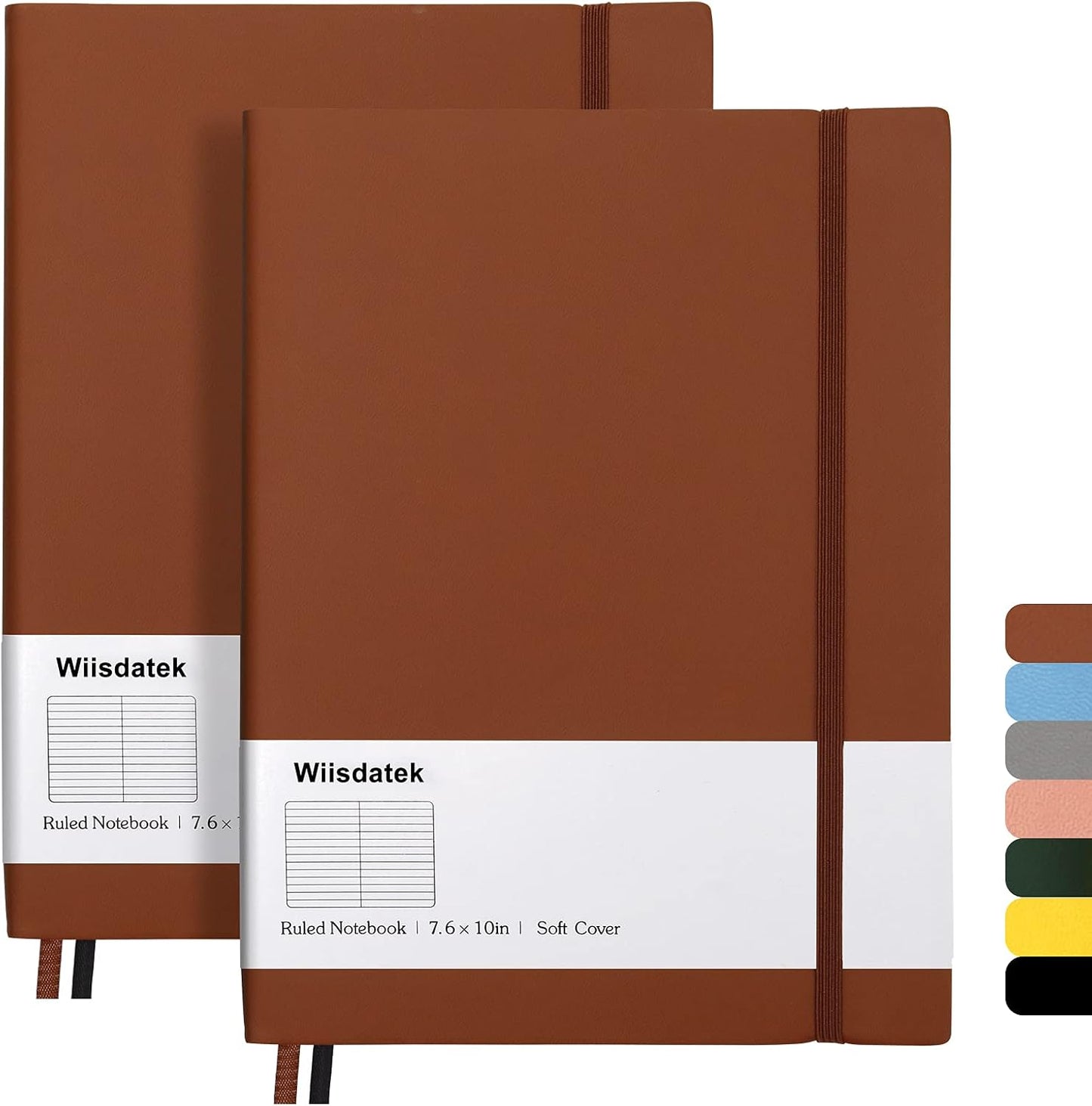 Premium B5 Journal Notebooks - 2 Pack, 376 Numbered Pages, 100gsm Paper