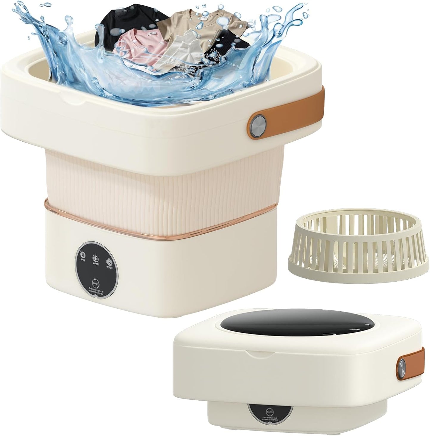 Foldable Mini Washer: Portable Laundry Solution