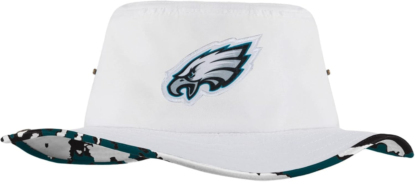 FOCO Women's NFL Team Logo Sun Bucket Boonie Hat for Outdoors