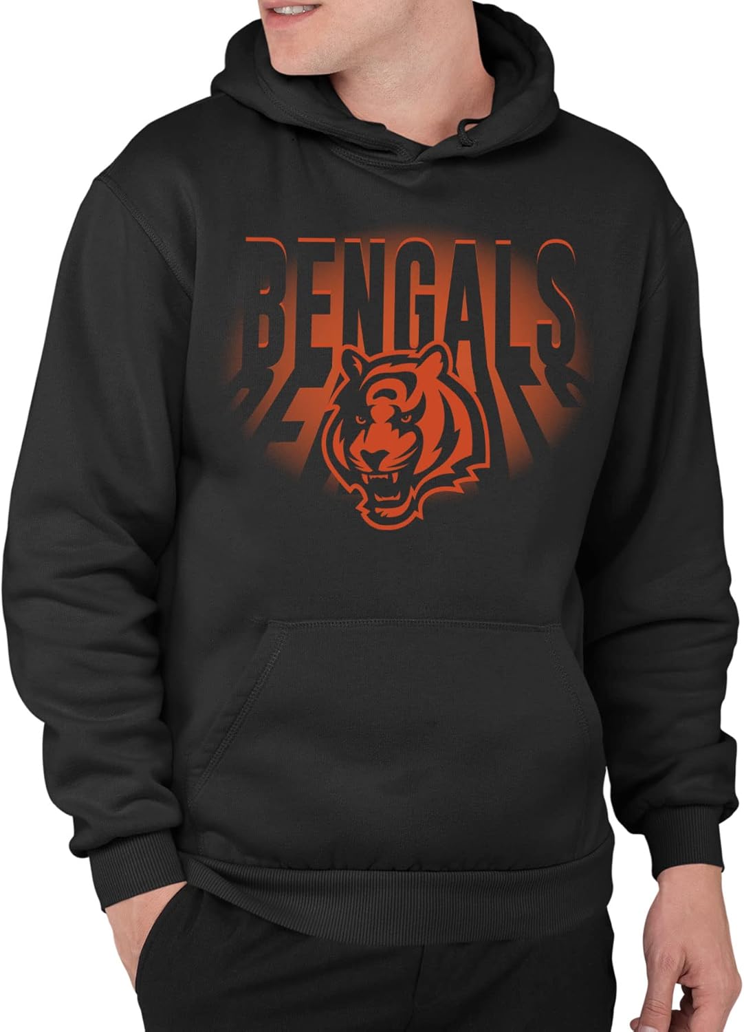 Cincinnati Bengals Adult Pullover Hoodie for Men and Women
