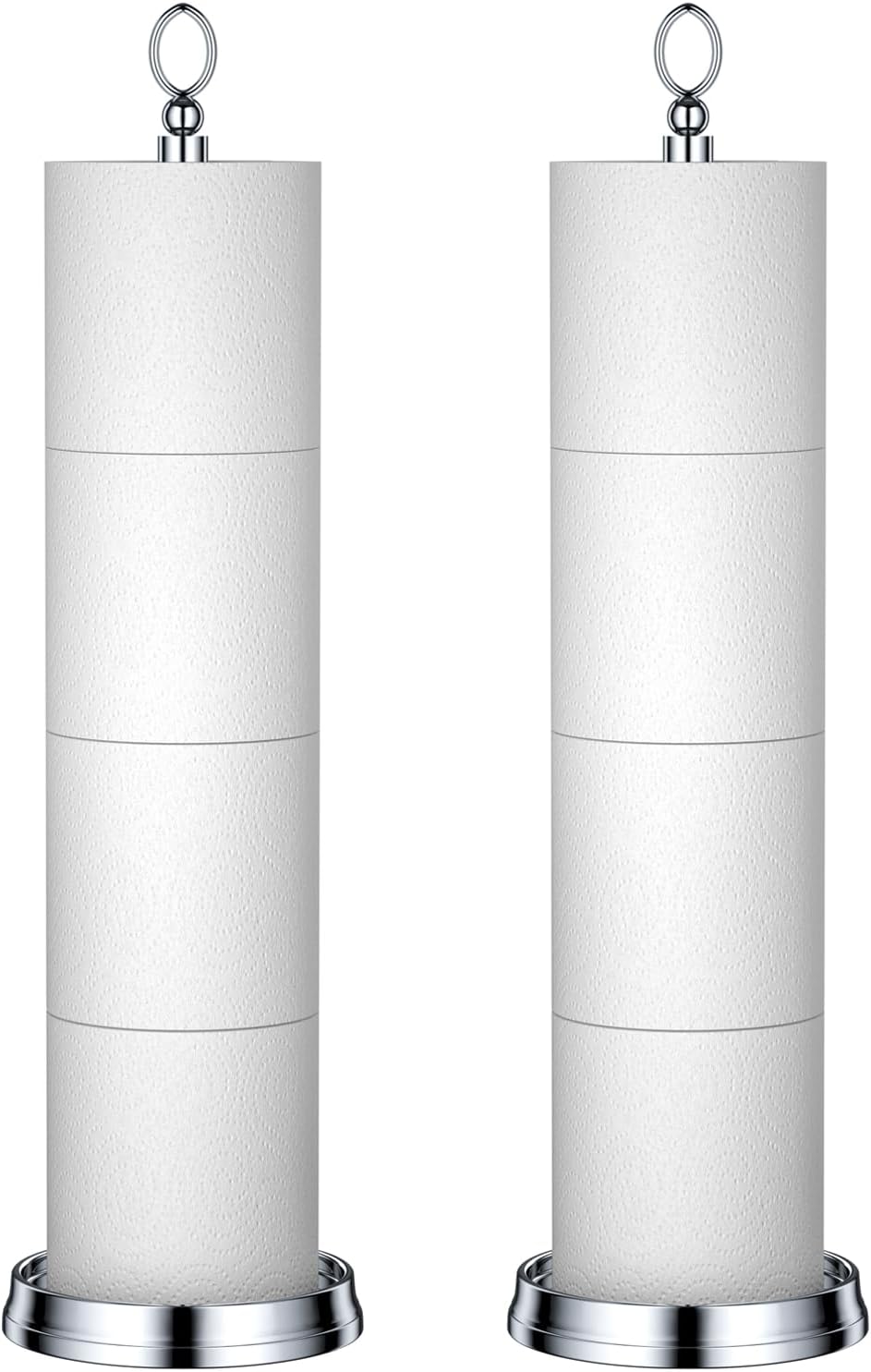 Toilet Paper Holder Stand with Reserve Function for Bathroom