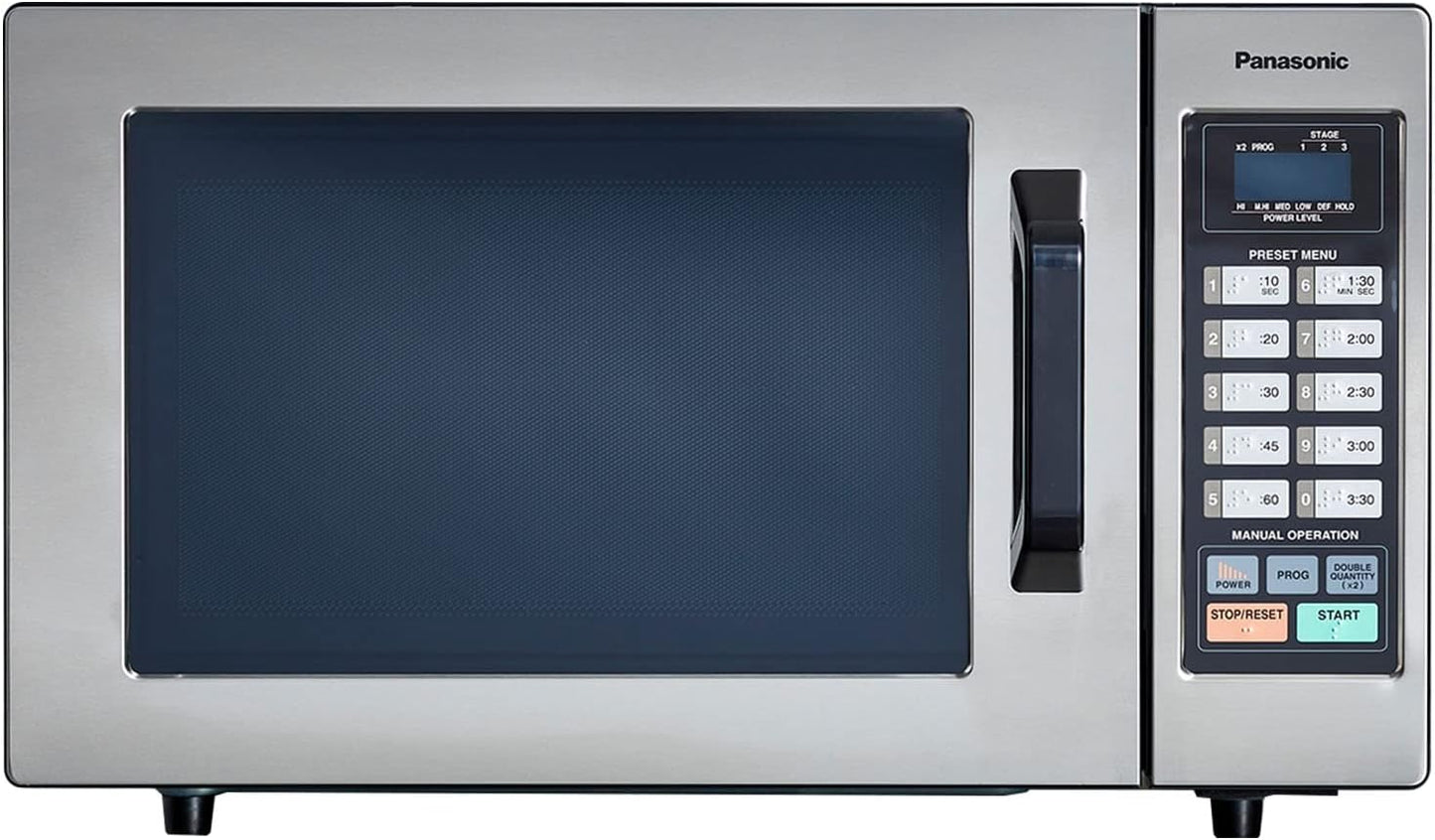 Panasonic NE1054F 1000W Microwave: 10 Programmable Memory