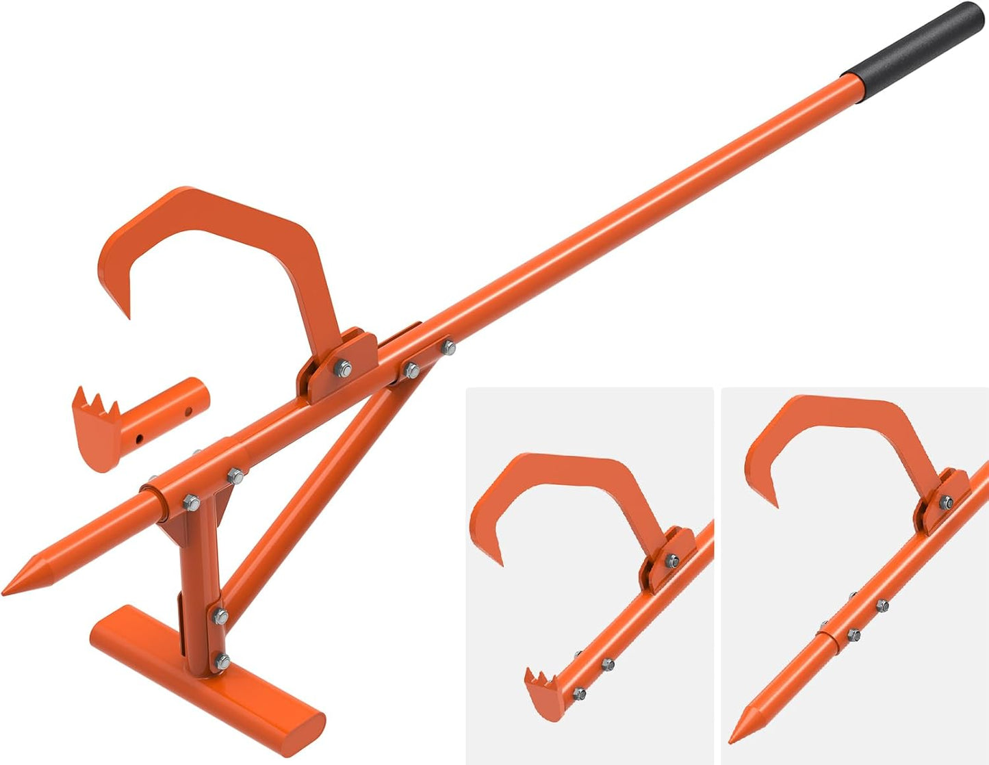 Dolibest 52 Inch Heavy-Duty Steel Timberjack Log Lifter Tool