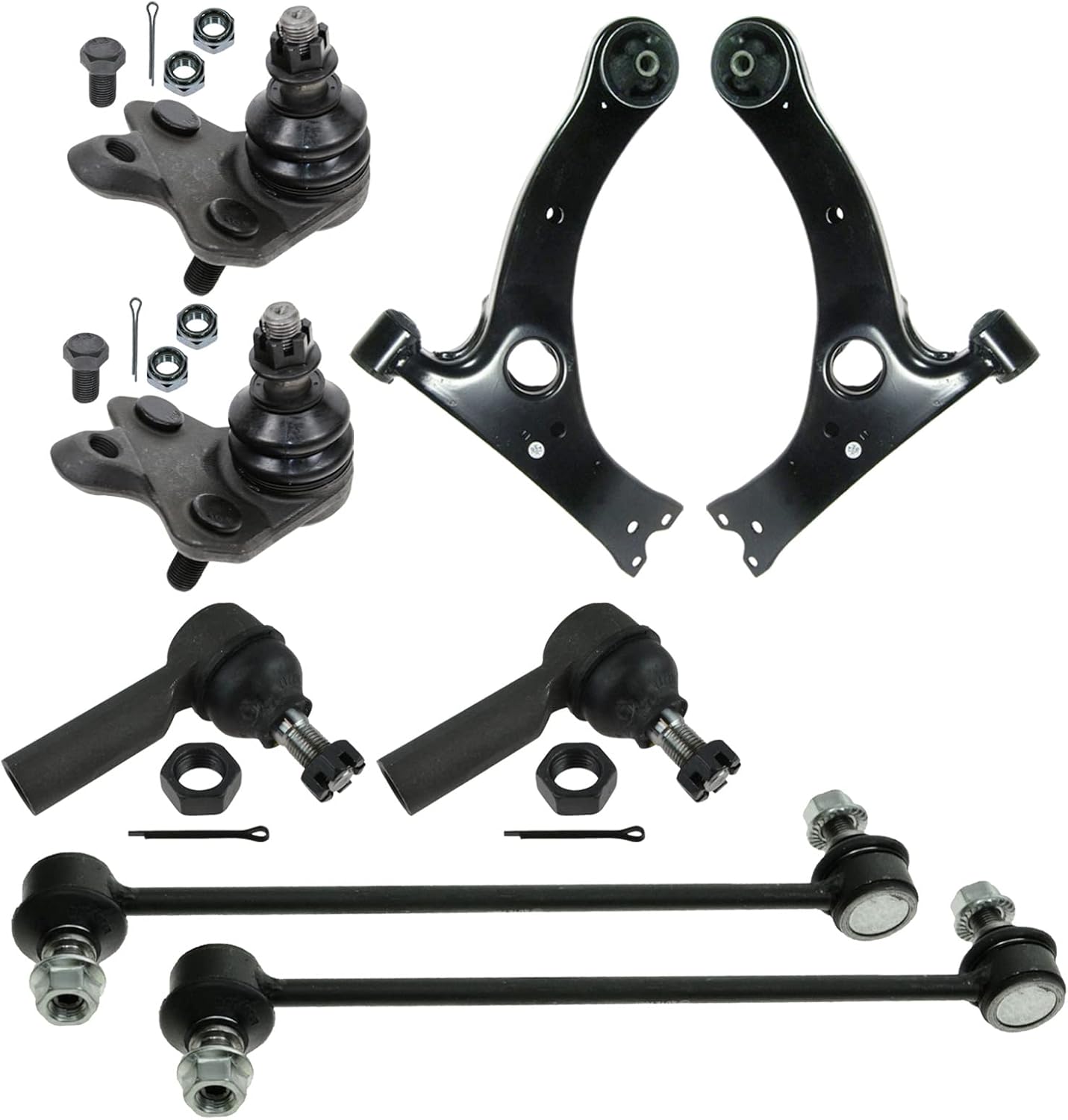 TRQ Front Steering Suspension Kit for Pontiac Vibe Toyota Matrix
