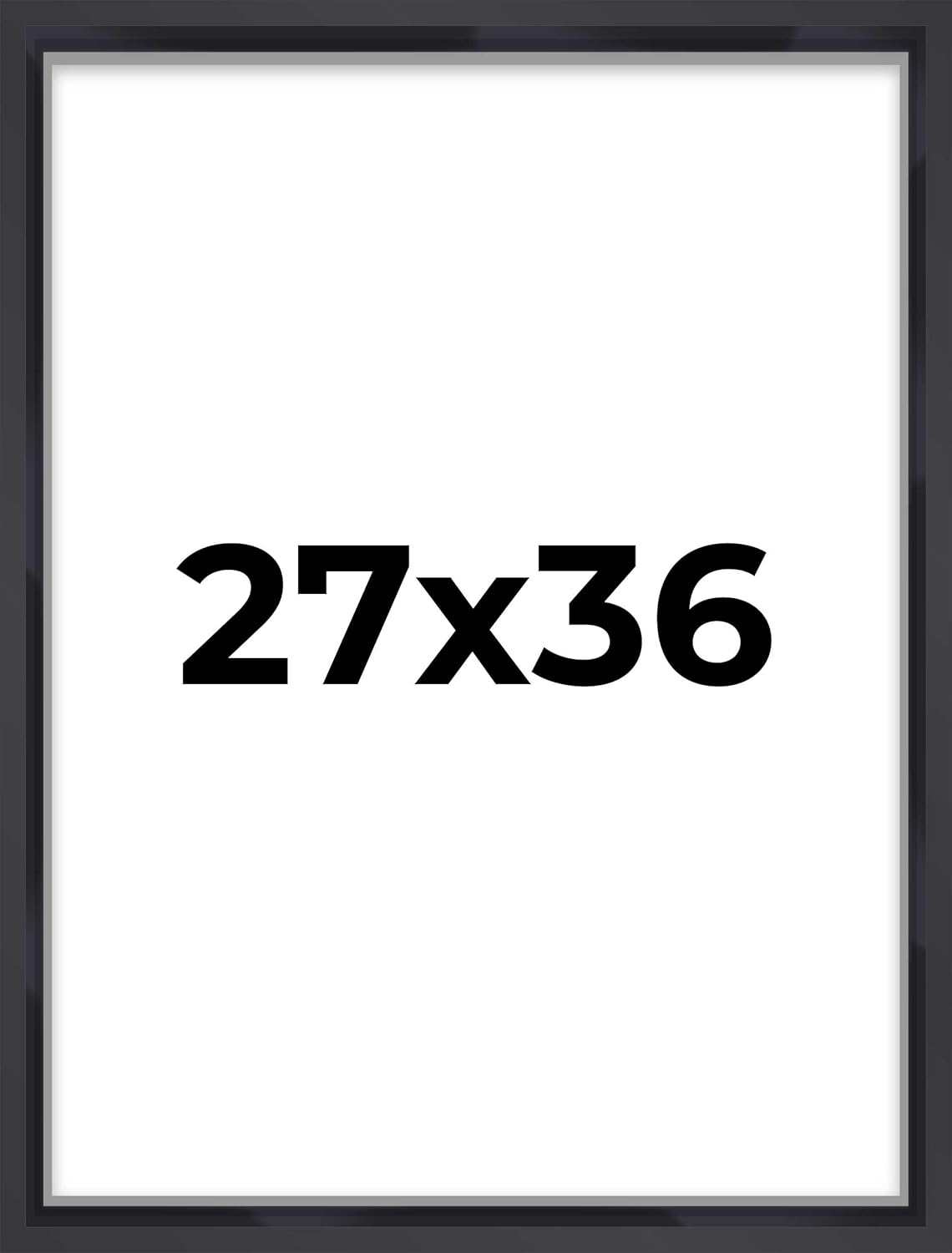 27x36 Shadow Box Frame in Black for Art and Memories Display