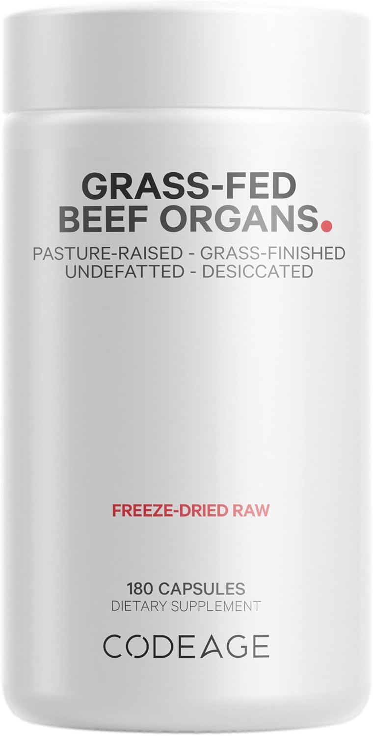 Grass Fed Beef Organs Supplement for Optimal Health Benefits