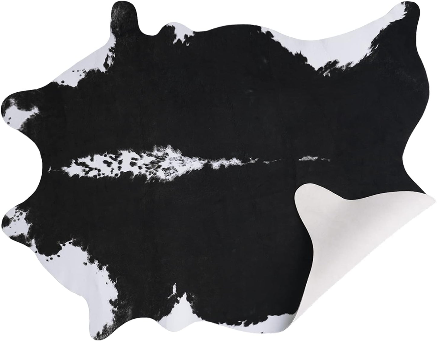 AROGAN Faux Cow Hide Rug - Premium Cow Print Area Rug for Decor