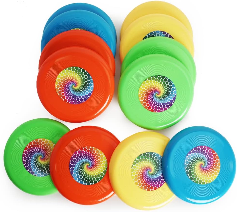Boley 12-Pack Flying Discs - Fun Outdoor Game Set