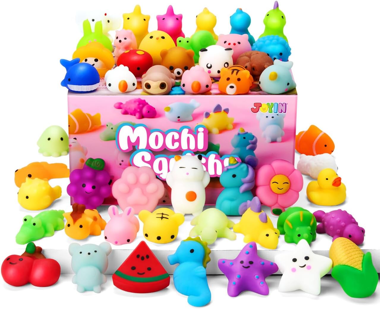 25 Pack Mini Mochi Squishies: Ultimate Stress Relief & Party Favors