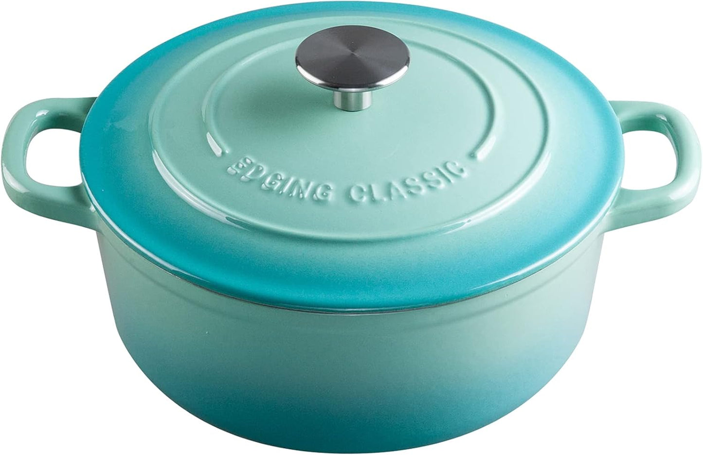 Enameled Cast Iron 5.5 Quart Dutch Oven for Bread Baking
