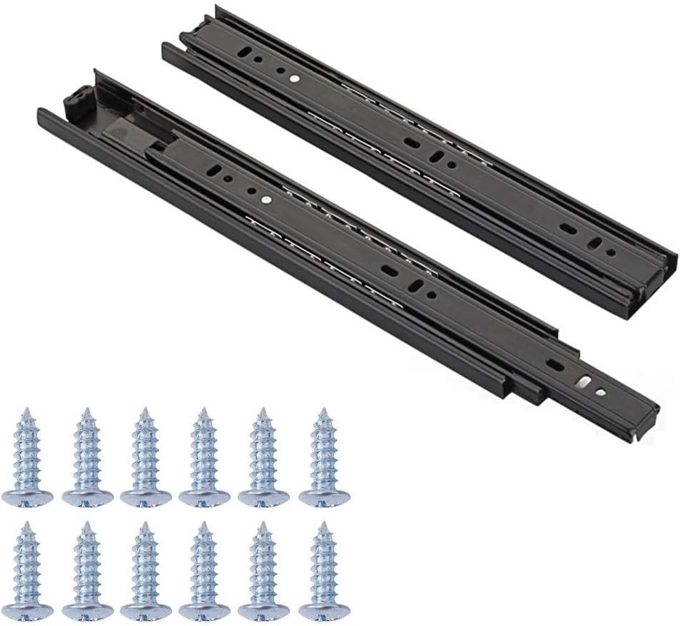 Full Extension Less Noise Ball Bearing Drawer Slides 16 in 4-Pair