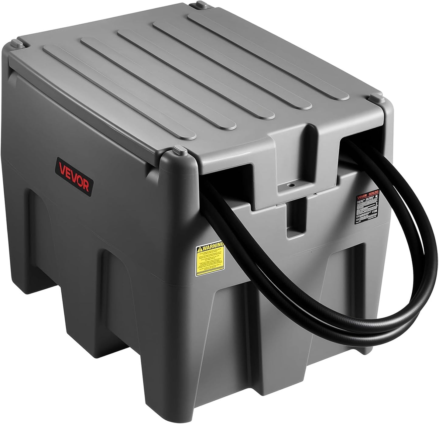 VEVOR Portable Diesel Tank with 58 Gallon Capacity and 10 GPM Flow