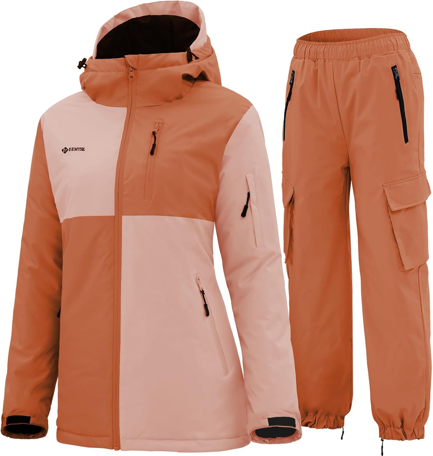 GEMYSE Women's Snowsuit Set - Warm, Waterproof & Stylish
