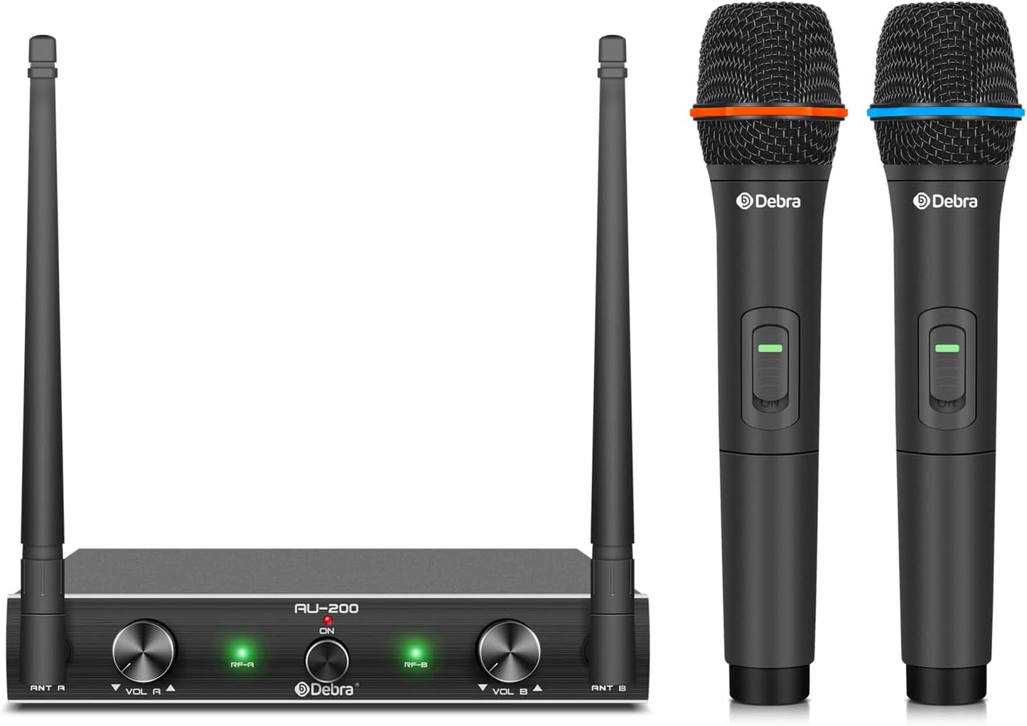 D Debra AU200 Pro Wireless Microphone System - Crystal Clear Sound
