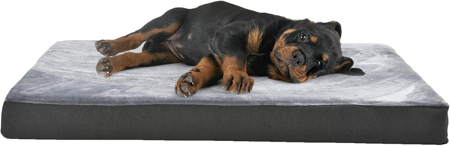 Cooling Gel Memory Foam Dog Bed for Comfortable Resting Place