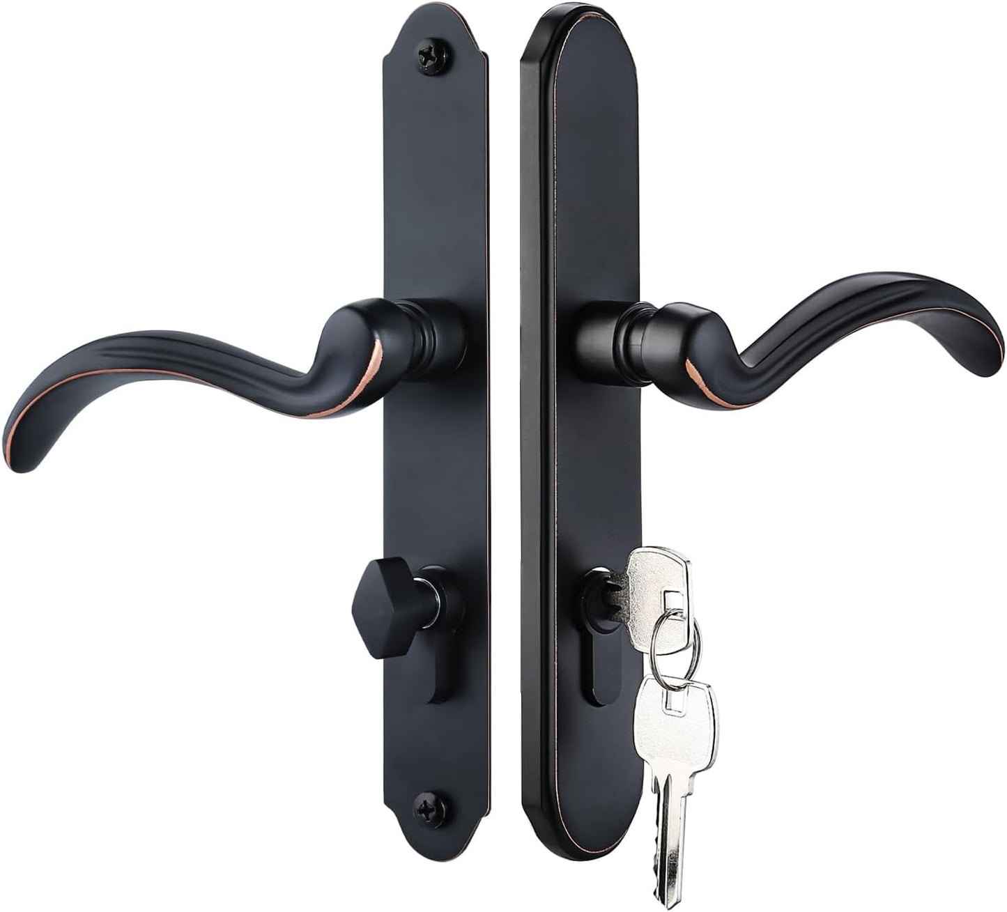 Pella Storm Door Handle Accessory Set with Key and Lock Cylinder