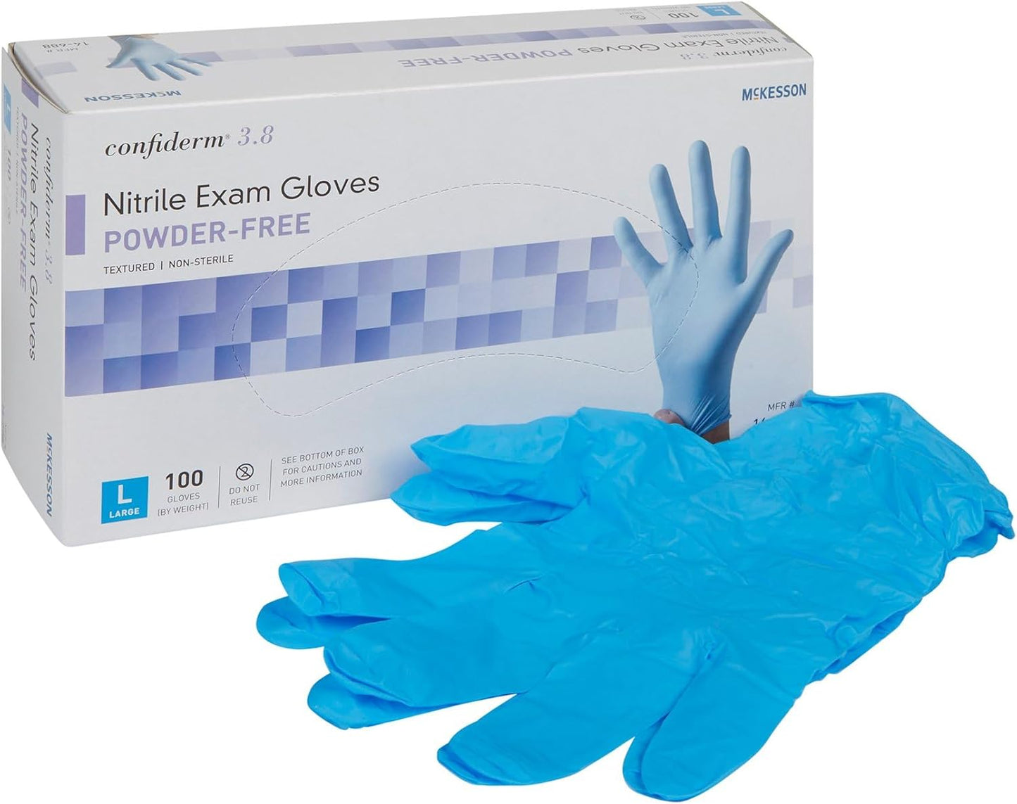 McKesson 3.8C Nitrile Gloves - Reliable Protection