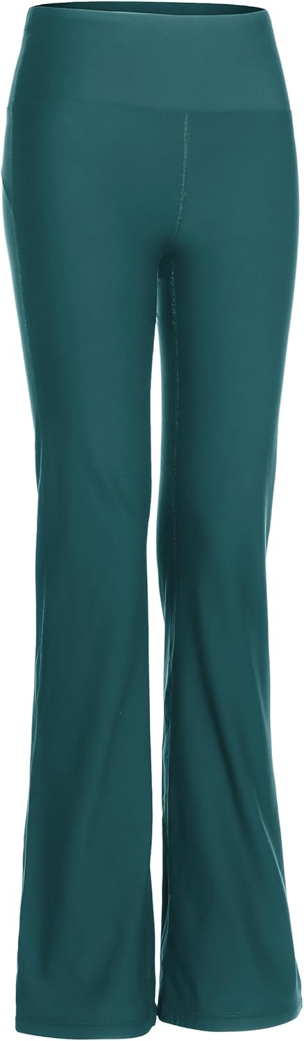 CRZ YOGA Fleece-Lined Bootcut Leggings: Tummy Control & Winter Warmth