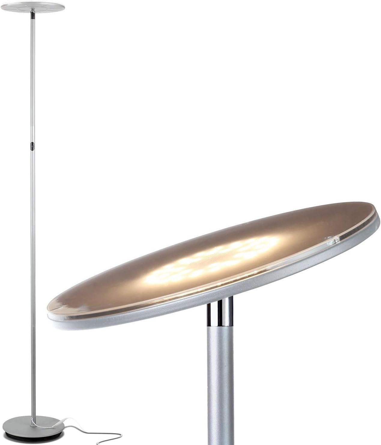 Brightech Sky LED Floor Lamp - Super Bright Dimmable Lighting