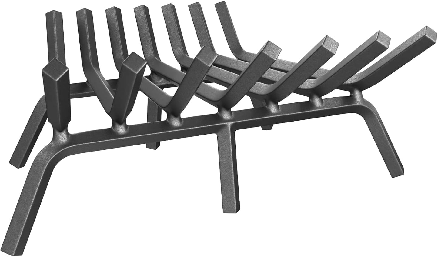 Mr IRONSTONE 21 inch Fireplace Grate for Indoor and Outdoor Use