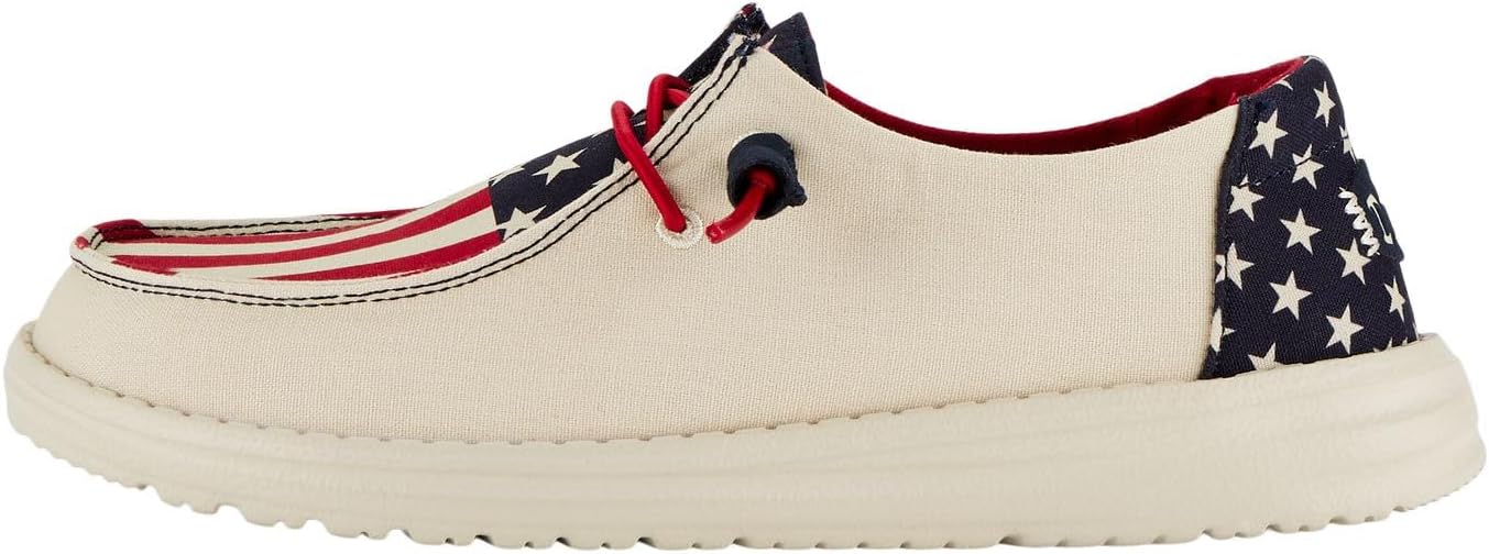 HEYDUDE Women's Wendy Canvas Slip-on Loafers for Summer Fun