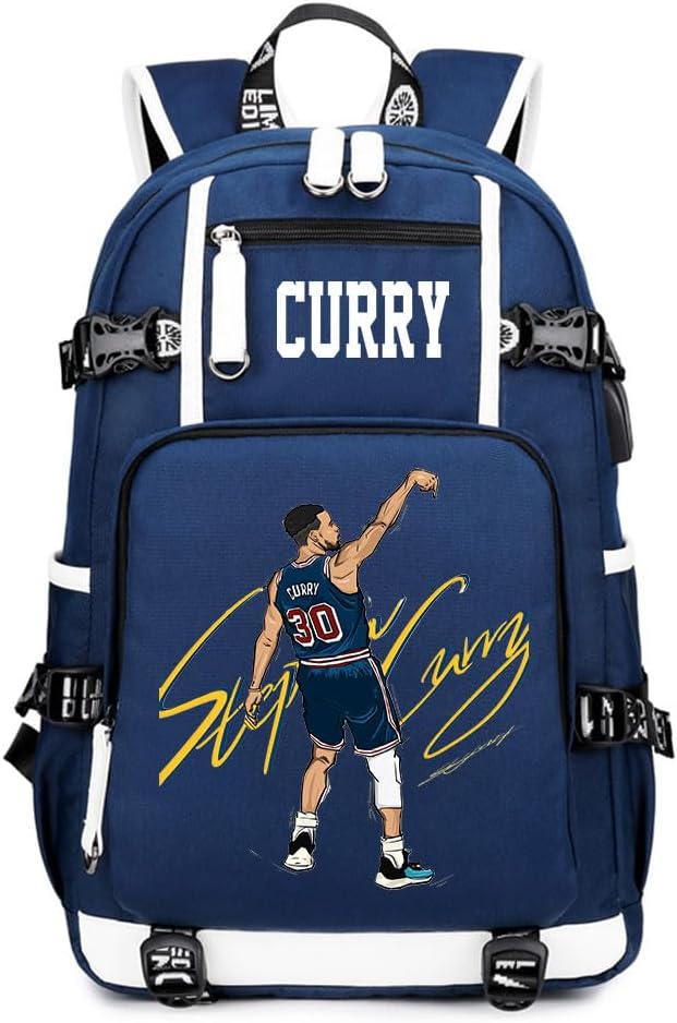 No. 30 Basketball Player Multifunctional Backpack for Sports Fans