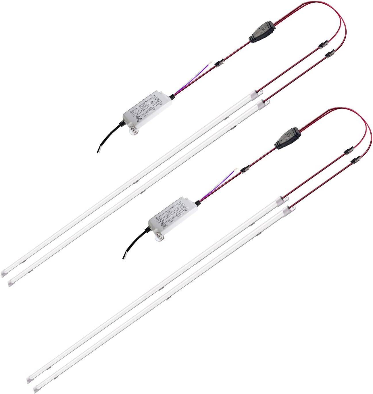 2Pack LED Retrofit Kit 2x4 FT for Bright Energy Efficient Lighting