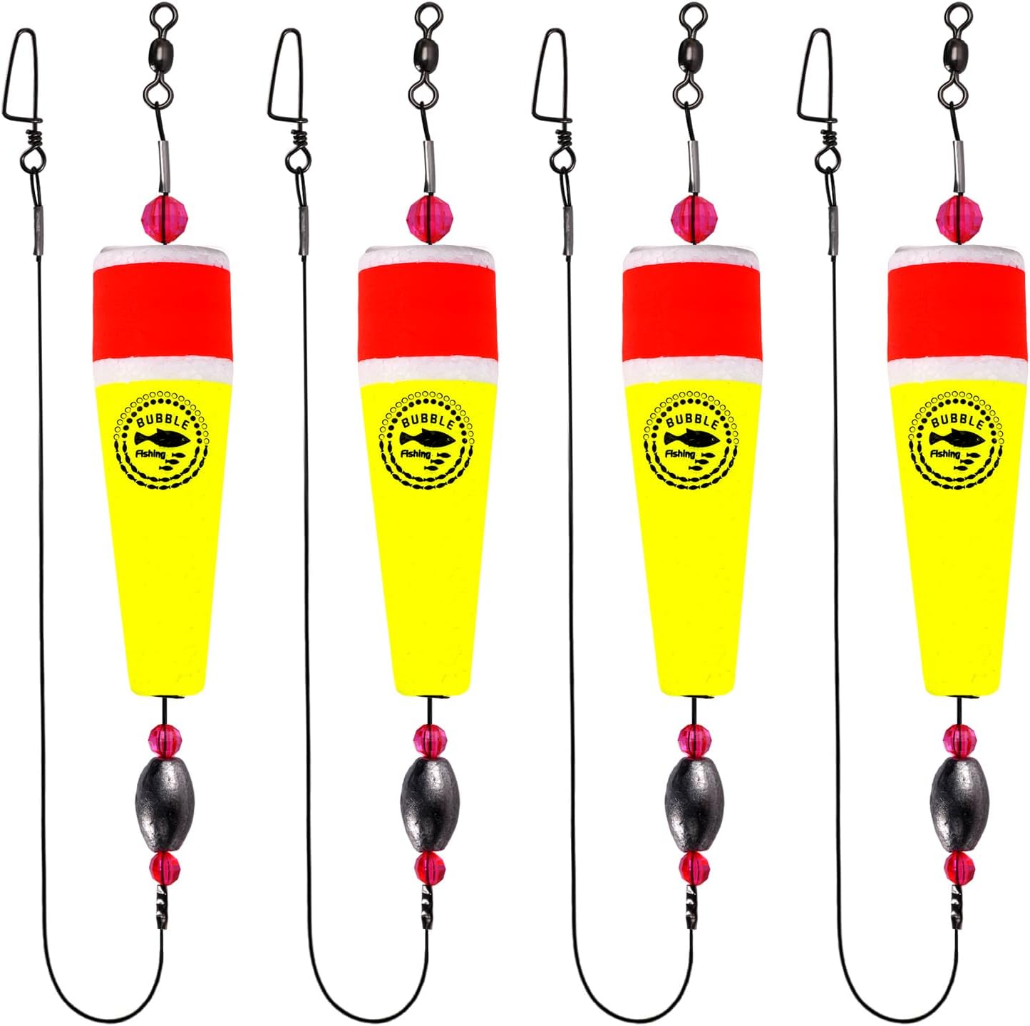 Rattle Weighted Bobbers Set - BUBBLE FISHING
