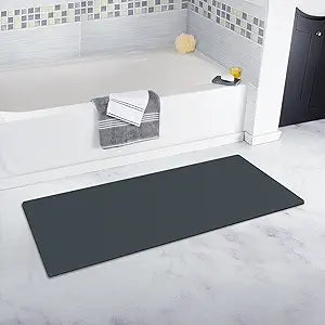 GOYLSER Thin Bathroom Runner Rugs - Super Absorbent Mat