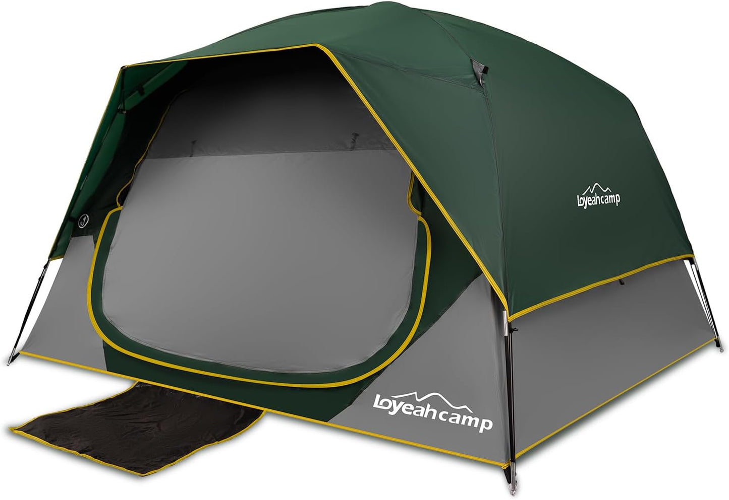 4 Person Camping Tent - Easy Setup Waterproof Family Tent