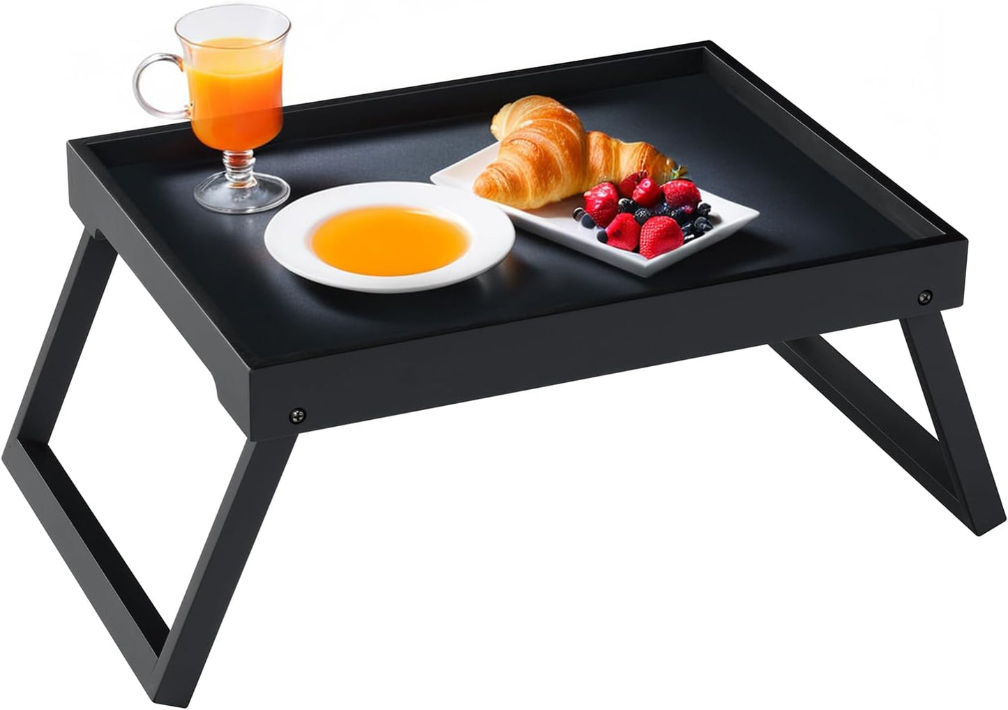 Folding Bamboo Bed Tray: Versatile & Stylish
