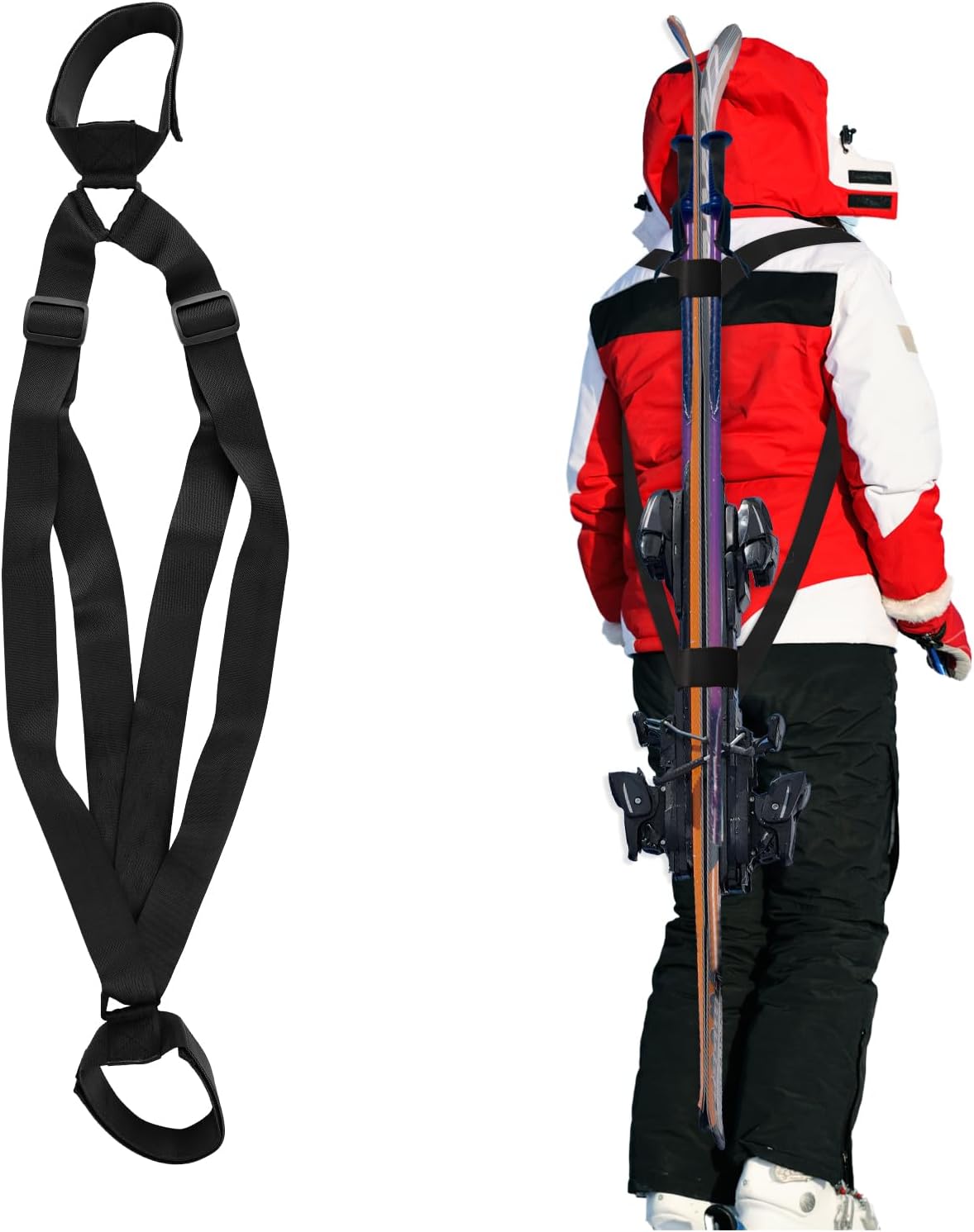 Ski Pole Strap & Backpack Combo - Easy Ski Carry