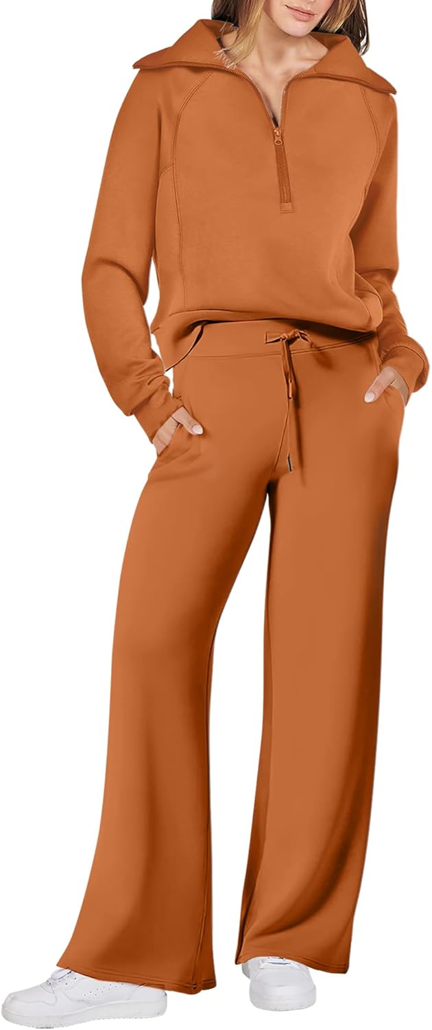 Stylish 2 Piece Outfits for Women - Fall Fashion Lounge Set