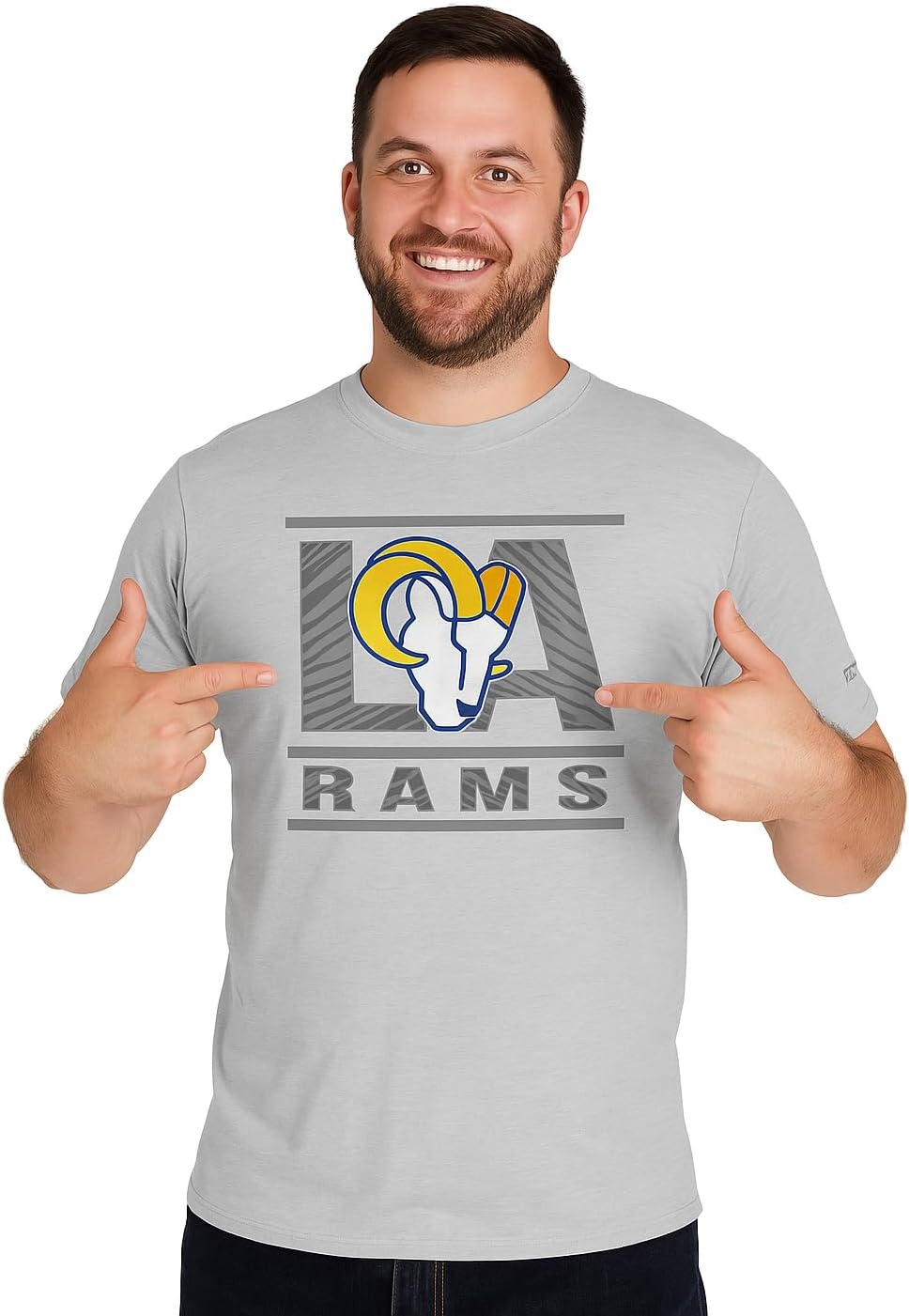 Zubaz NFL Men's Short Sleeve Team Graphic T-Shirt for Fans