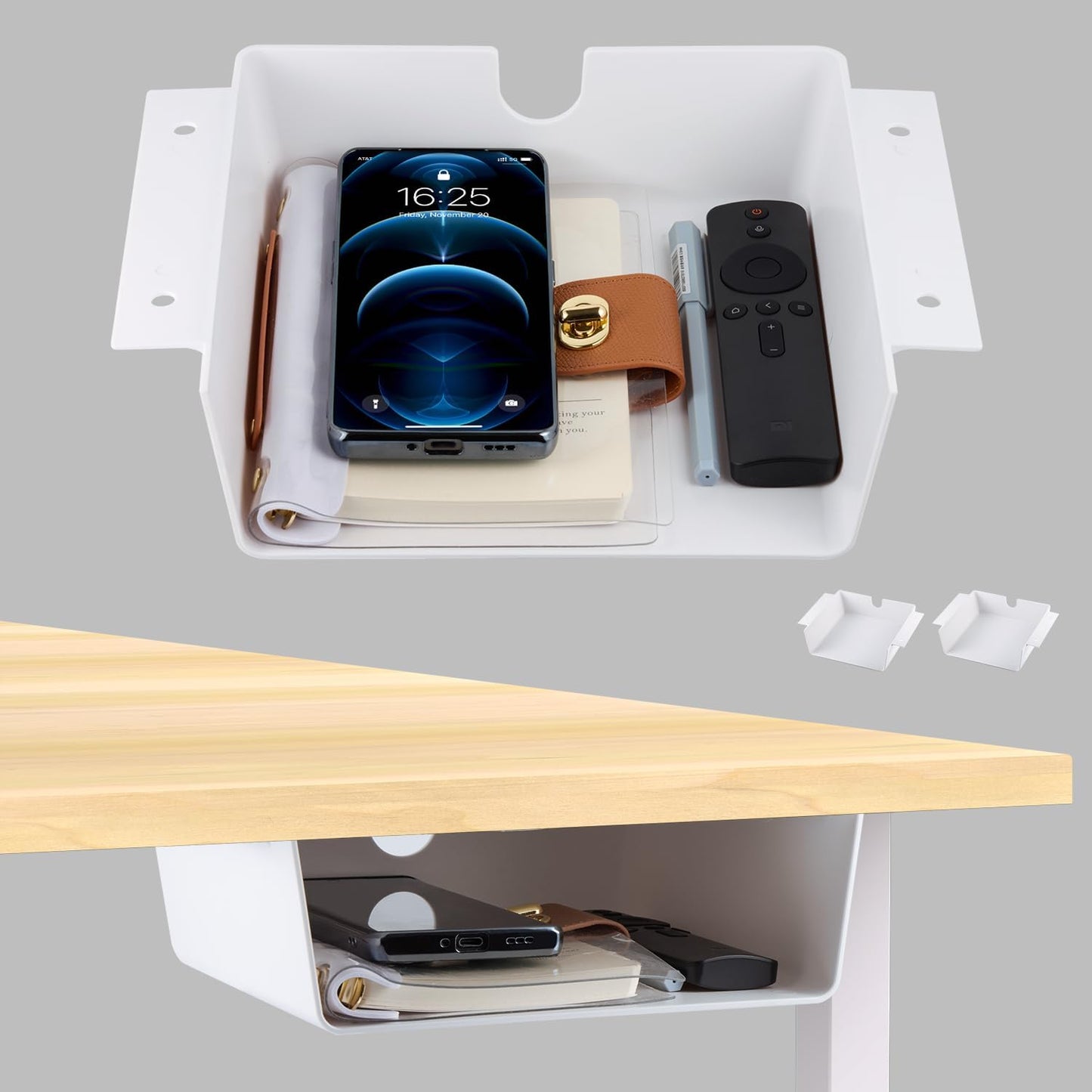 Maximize Desk Space with Under Desk Organizer