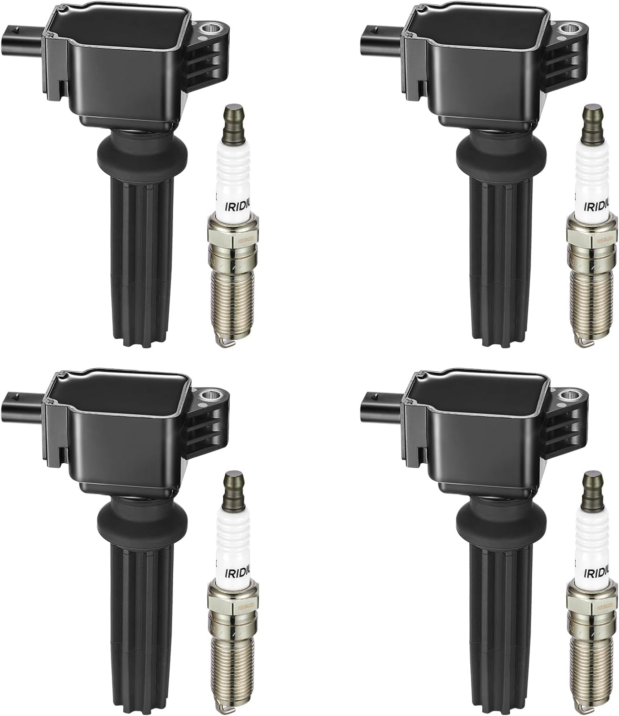 BDFHYK Ignition Coil Pack UF670 & Iridium Spark Plugs LTR6BHX