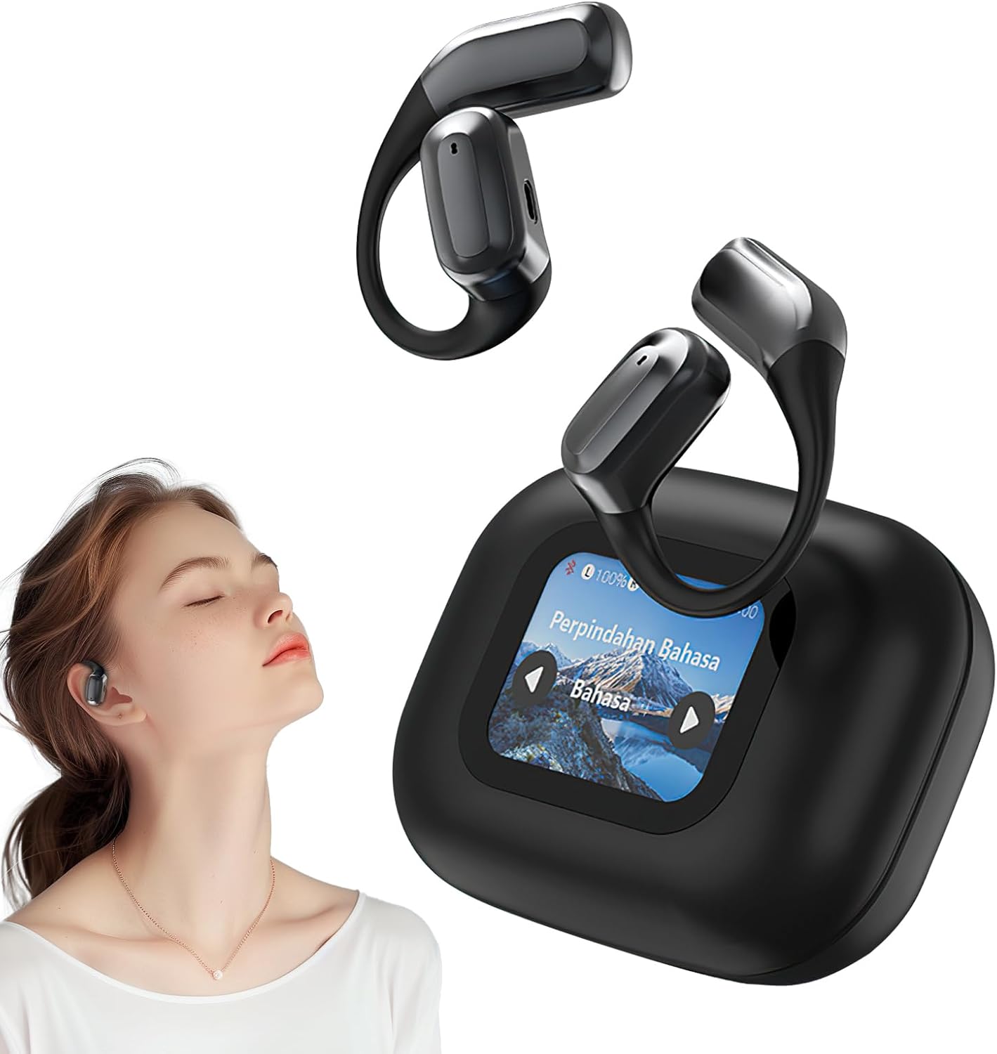 Diinou Ai Language Translator Earbuds - 144 Languages