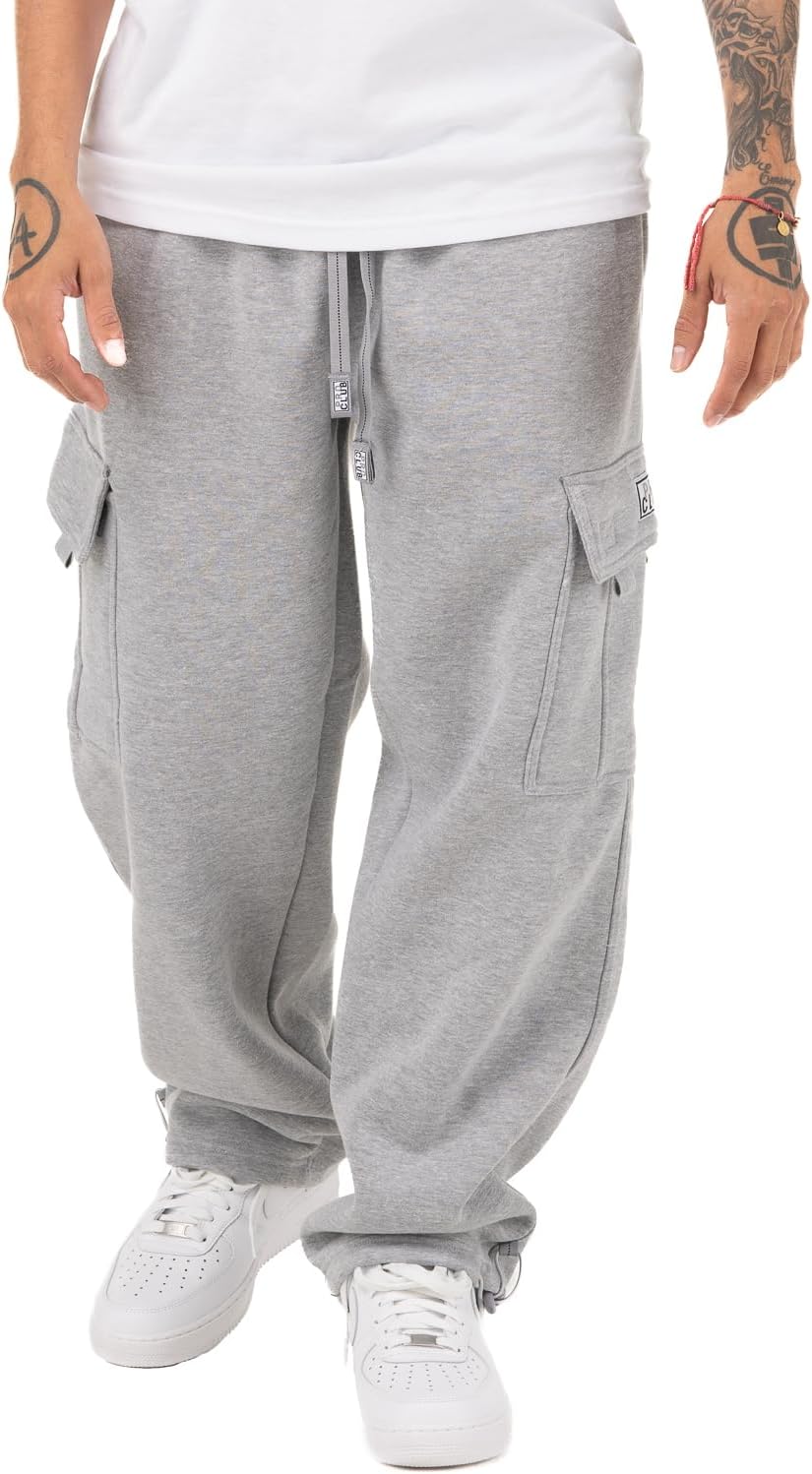 Pro Club Men's Heavyweight Fleece Cargo Pants for Comfort